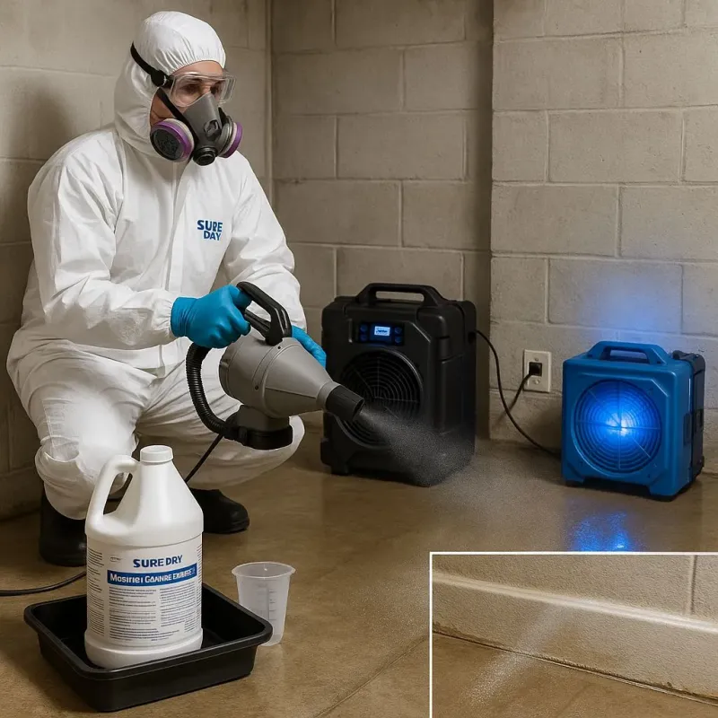 Sanitization and Odor Removal process in North College Hill, OH