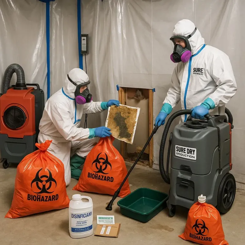 Contaminated Water Handling Protocols process in North College Hill, OH