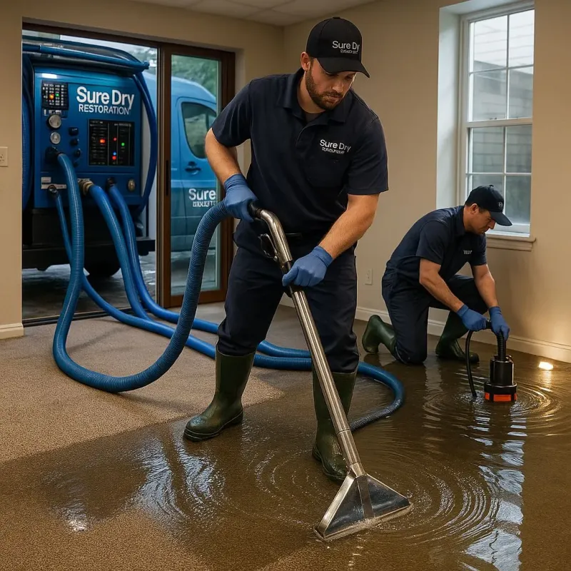 Water Extraction and Removal process in North College Hill, OH